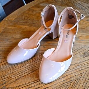 Steve Madden Girls' Pale Pink Heels, Size 5, GUC